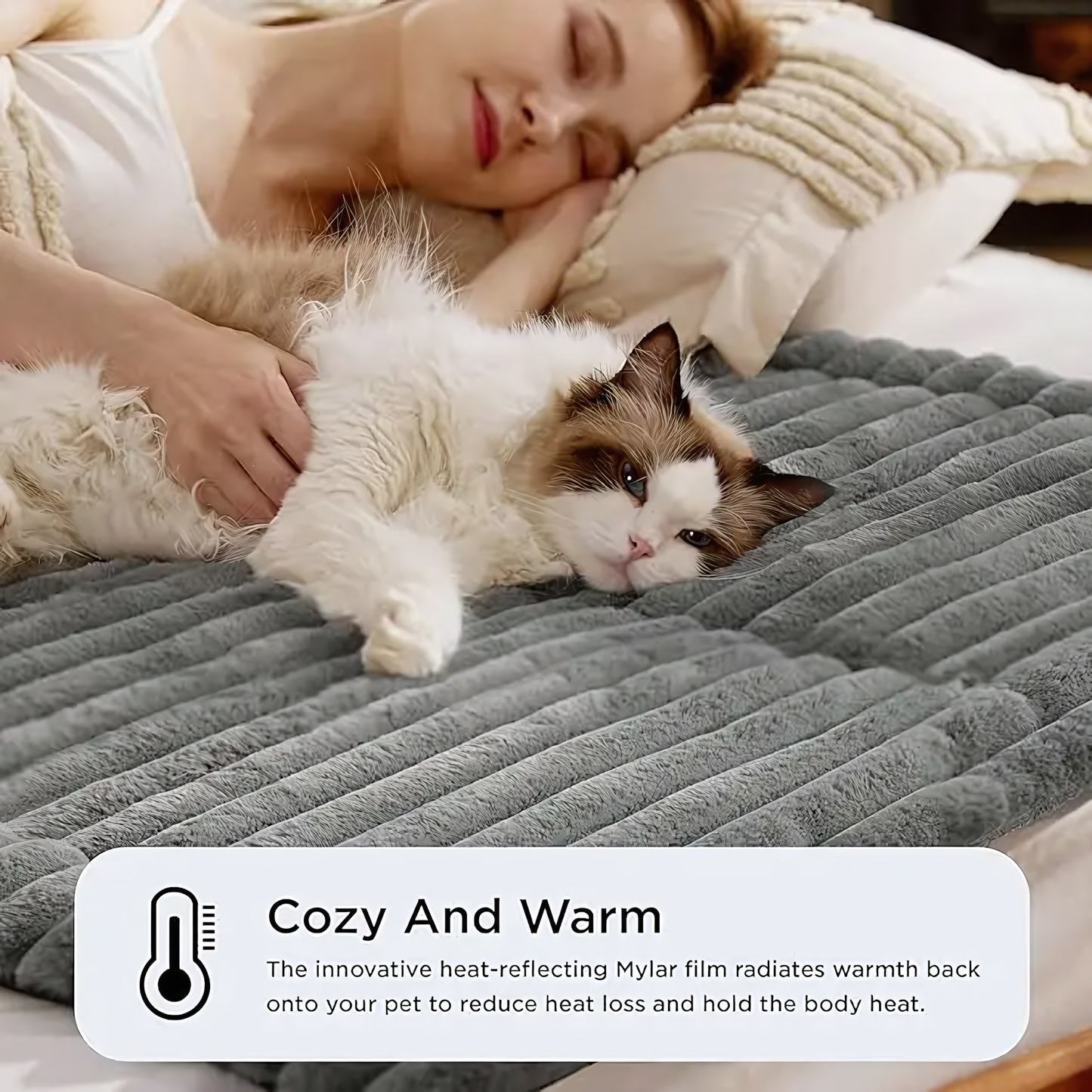 Relivio® Self Warming Pet Bed